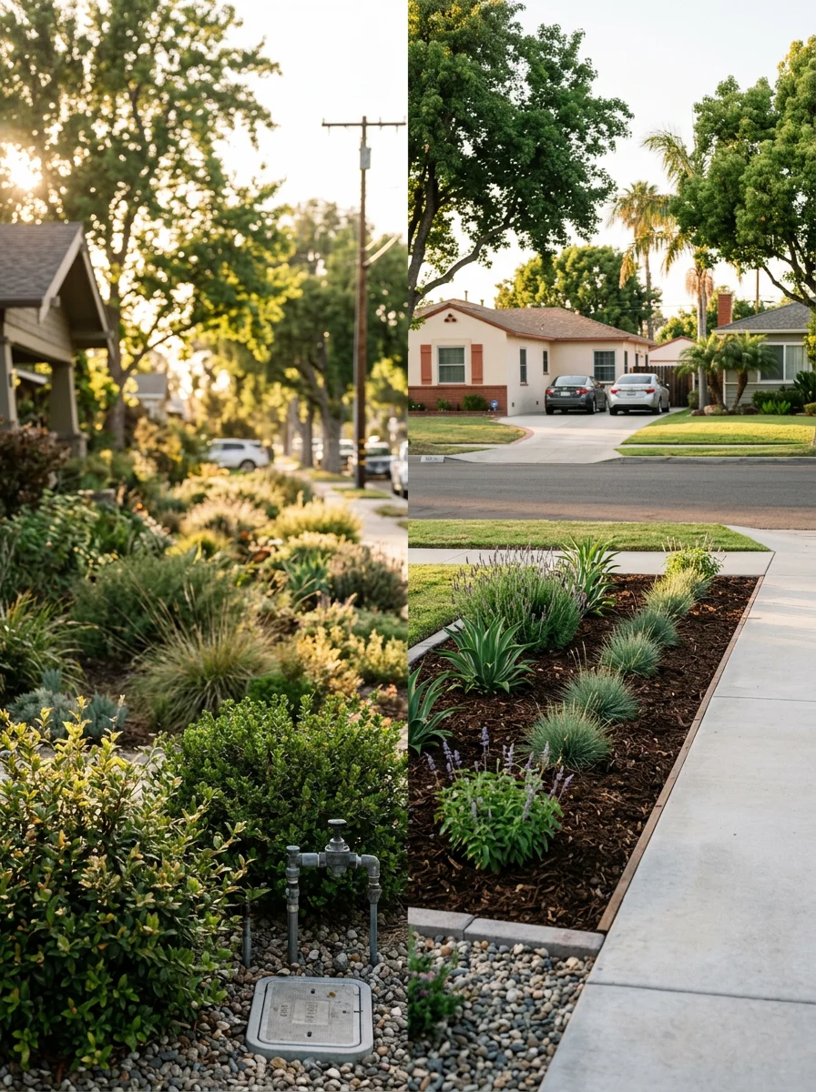 Garden Grove home exterior with quality finishes and attention to local building standards.
